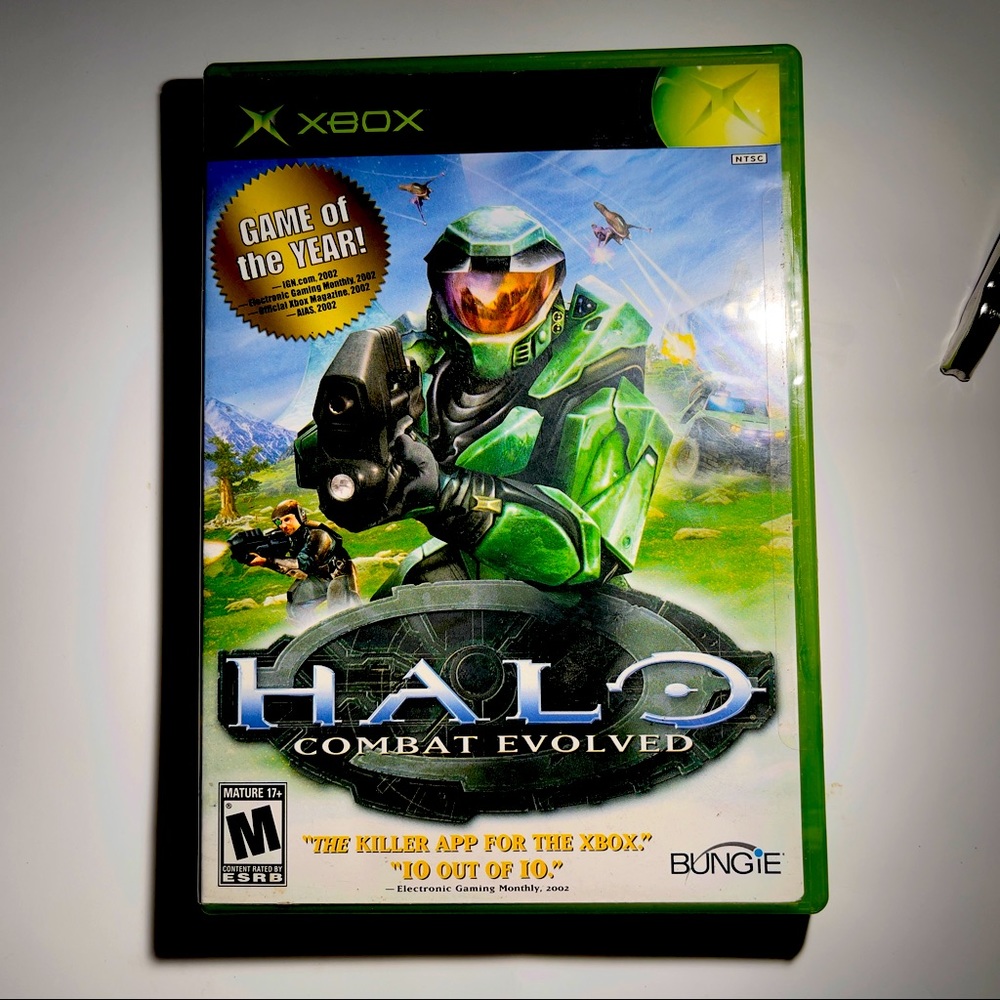 Halo combat evolved Xbox original.